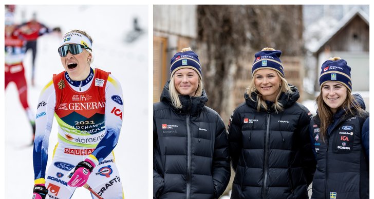 Frida Karlsson, TT, Maja Dahlqvist, Jonna Sundling, VM i längdskidor 2023, Sverige